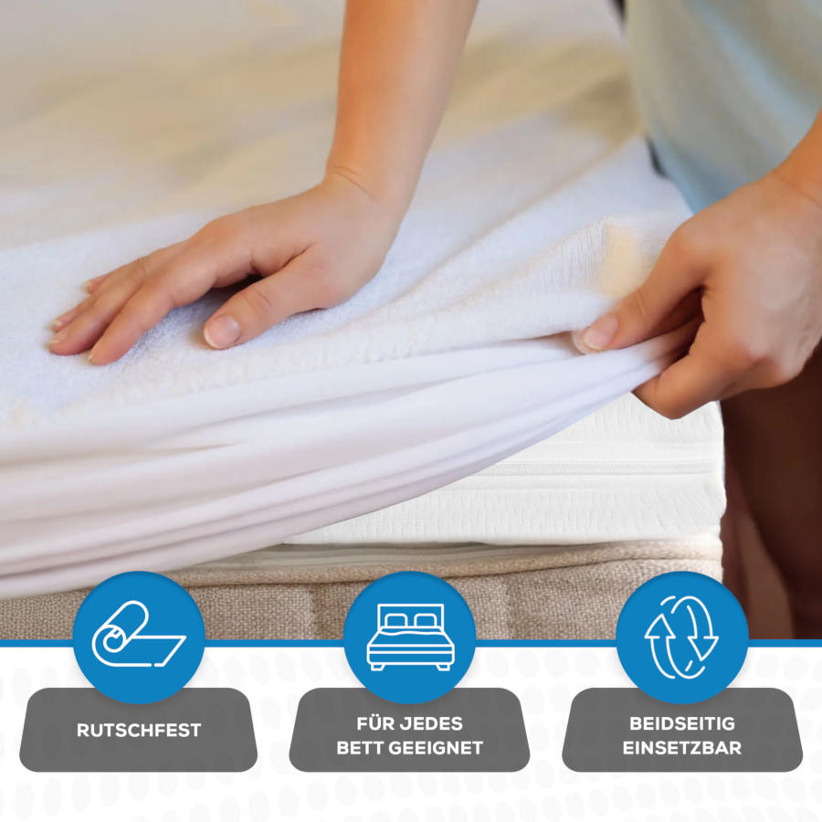 Fixierung des Toppers